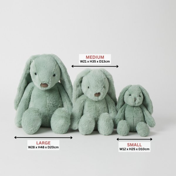 Green 2025 bunny plush