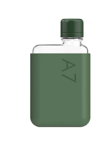 A7 Memobottle With Silicone Sleeve - Moss Green | Memobottle | Drink Bottles | Thirty 16 Williamstown