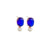 Blue Sapphire Crystal & Pearl Earrings | Tiger Tree | Jewellery | Thirty 16 Williamstown