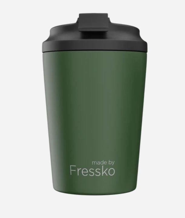 Ceramic Lined Camino - KHAKI 12oz - 340ml | Made By Fressko | Travel Mugs & Drink Bottles | Thirty 16 Williamstown