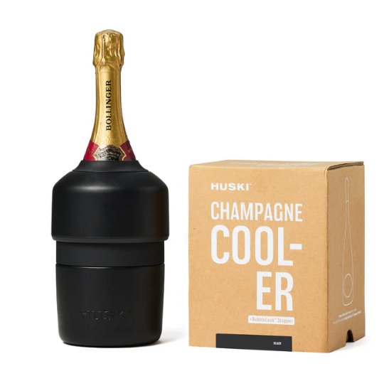 Champagne Cooler - Black | Huski | Travel Mugs &amp; Drink Bottles | Thirty 16 Williamstown