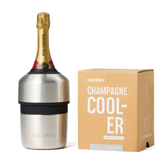 Champagne Cooler - Brushed Stainless | Huski | Travel Mugs &amp; Drink Bottles | Thirty 16 Williamstown