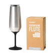 Champagne Flute - Brushed Stainless | Huski | Travel Mugs &amp; Drink Bottles | Thirty 16 Williamstown