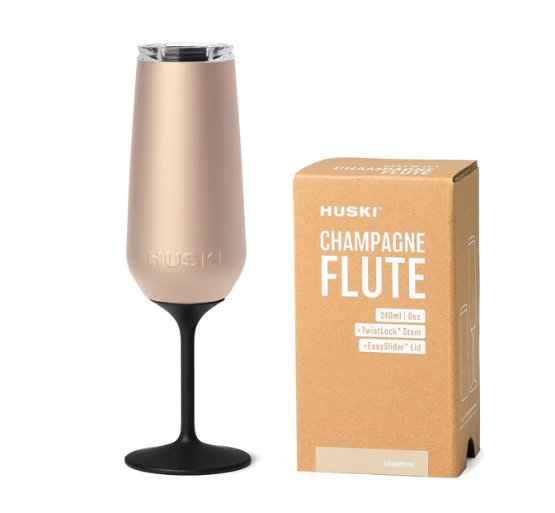 Champagne Flute - Champagne | Huski | Travel Mugs &amp; Drink Bottles | Thirty 16 Williamstown