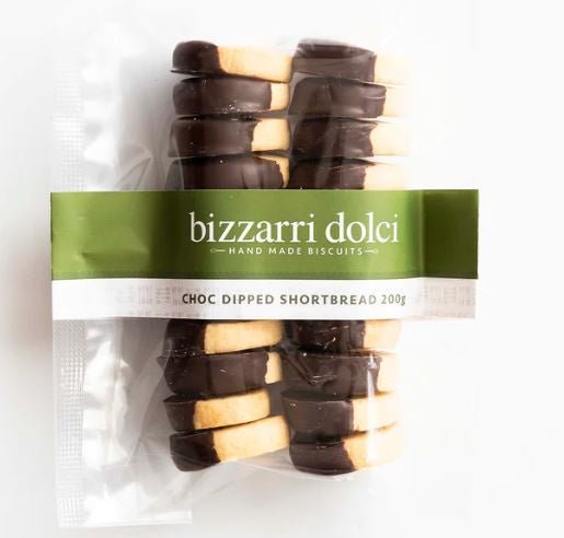 Choc Dipped Shortbread 200g | Bizzarri Dolci | Festive Food | Thirty 16 Williamstown