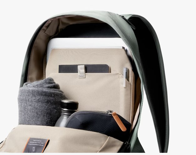 Classic Backpack Compact - Eucalyptus | Bellroy | Travel Bags | Thirty 16 Williamstown