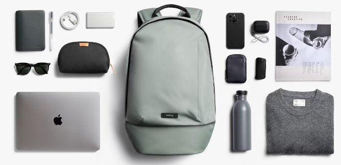 Classic Backpack Compact - Eucalyptus | Bellroy | Travel Bags | Thirty 16 Williamstown