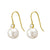 CZ and Pearl Hook Earrings - Gold | DPI Jewellery | Jewellery | Thirty 16 Williamstown