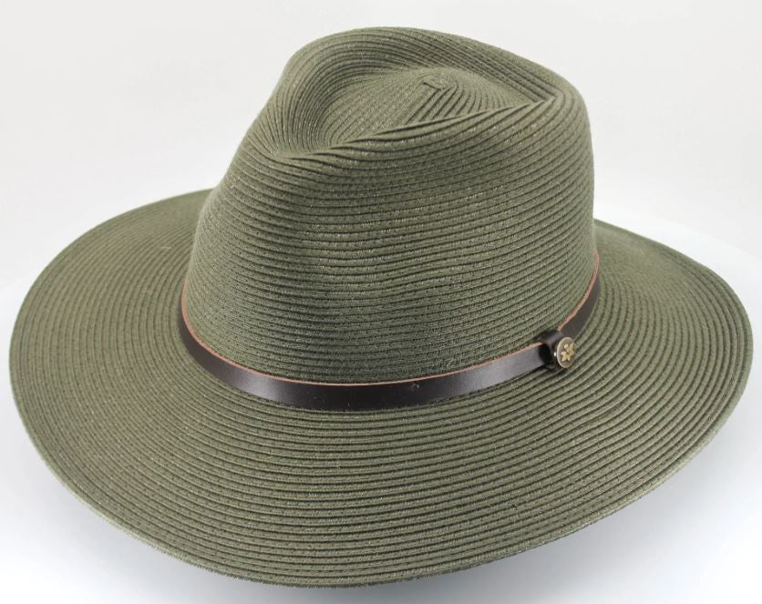 Darby Fedora Flexiband Hat - Dark Khaki | Cancer Council | Sun Hats | Thirty 16 Williamstown