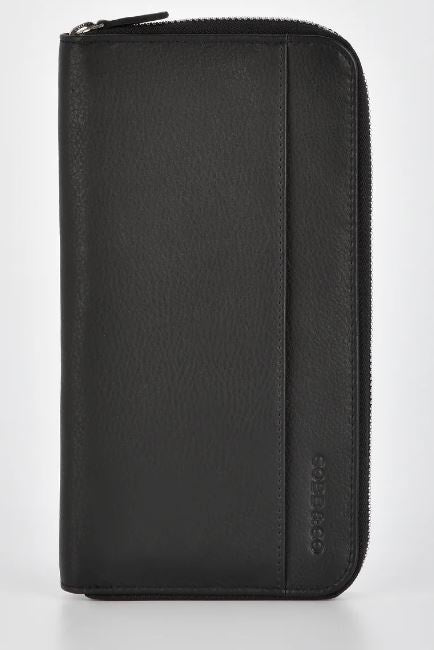 Dayna Leather Passport / Document RFID Wallet - Black | Cobb &amp; Co | Travel Wallets &amp; Accessories | Thirty 16 Williamstown