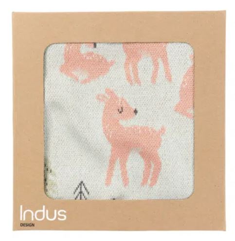 Delilah Deer Baby Blanket | Indus | Bedding, Blankets &amp; Swaddles | Thirty 16 Williamstown