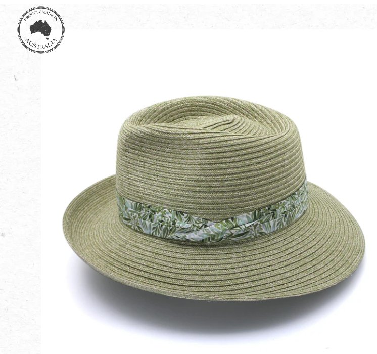 Eden Hat - Green | Canopy Bay By Deborah Hutton | Sun Hats | Thirty 16 Williamstown