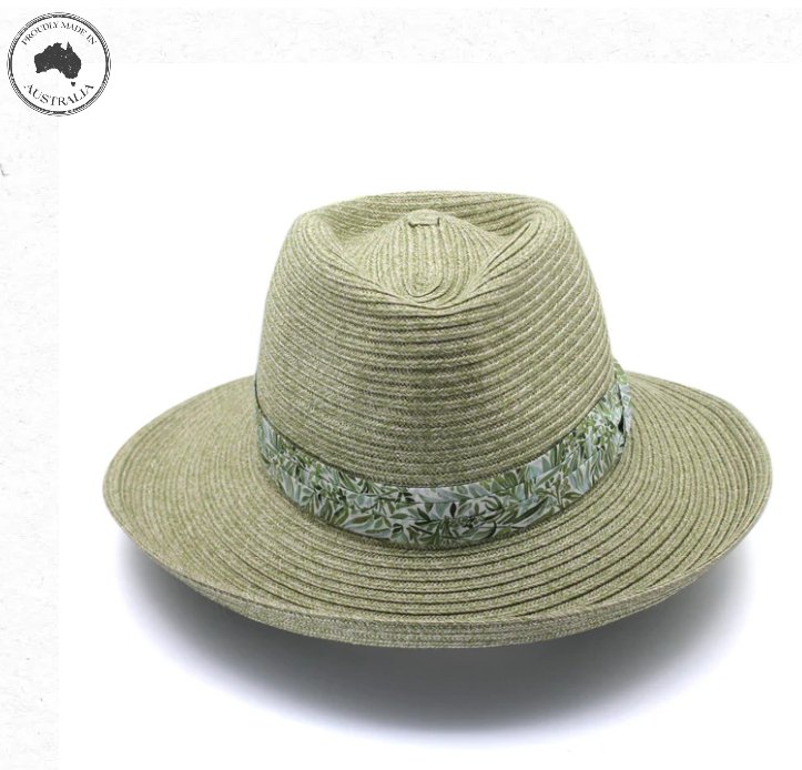 Eden Hat - Green | Canopy Bay By Deborah Hutton | Sun Hats | Thirty 16 Williamstown