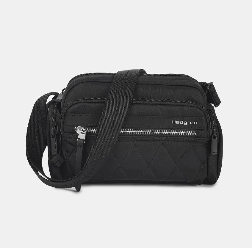 Emily Crossbody Bag - Quilted Black | Hedgren | Travel Bags | Thirty 16 Williamstown