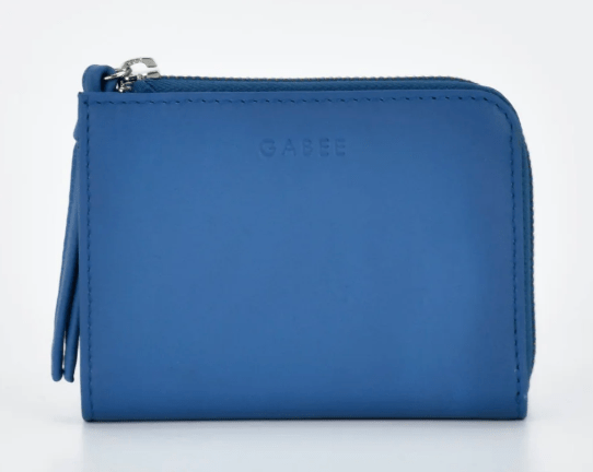 Emmi RFID Safe Leather Small Zip Around Wallet - Indigo | Gabee | Women&#39;s Accessories | Thirty 16 Williamstown