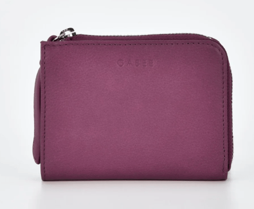 Emmi RFID Safe Leather Small Zip Around Wallet - Mulberry | Gabee | Women&#39;s Accessories | Thirty 16 Williamstown