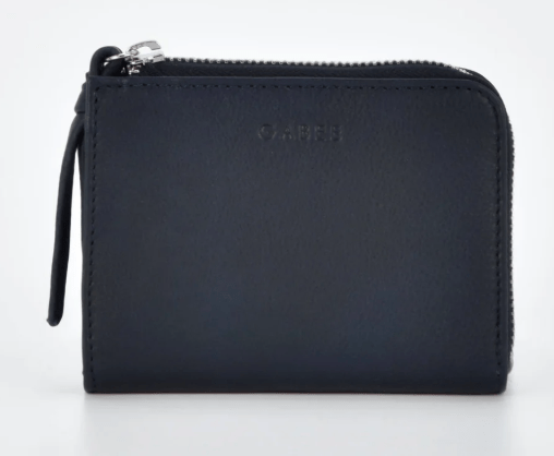 Emmi RFID Safe Leather Small Zip Around Wallet - Navy | Gabee | Women&#39;s Accessories | Thirty 16 Williamstown