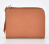 Emmi RFID Safe Leather Small Zip Around Wallet - Tan | Gabee | Women&#39;s Accessories | Thirty 16 Williamstown