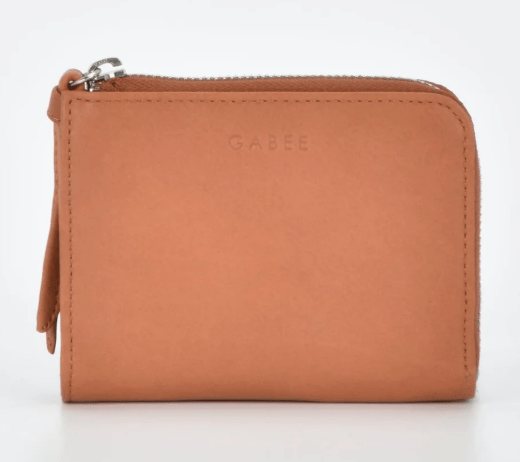 Emmi RFID Safe Leather Small Zip Around Wallet - Tan | Gabee | Women&#39;s Accessories | Thirty 16 Williamstown