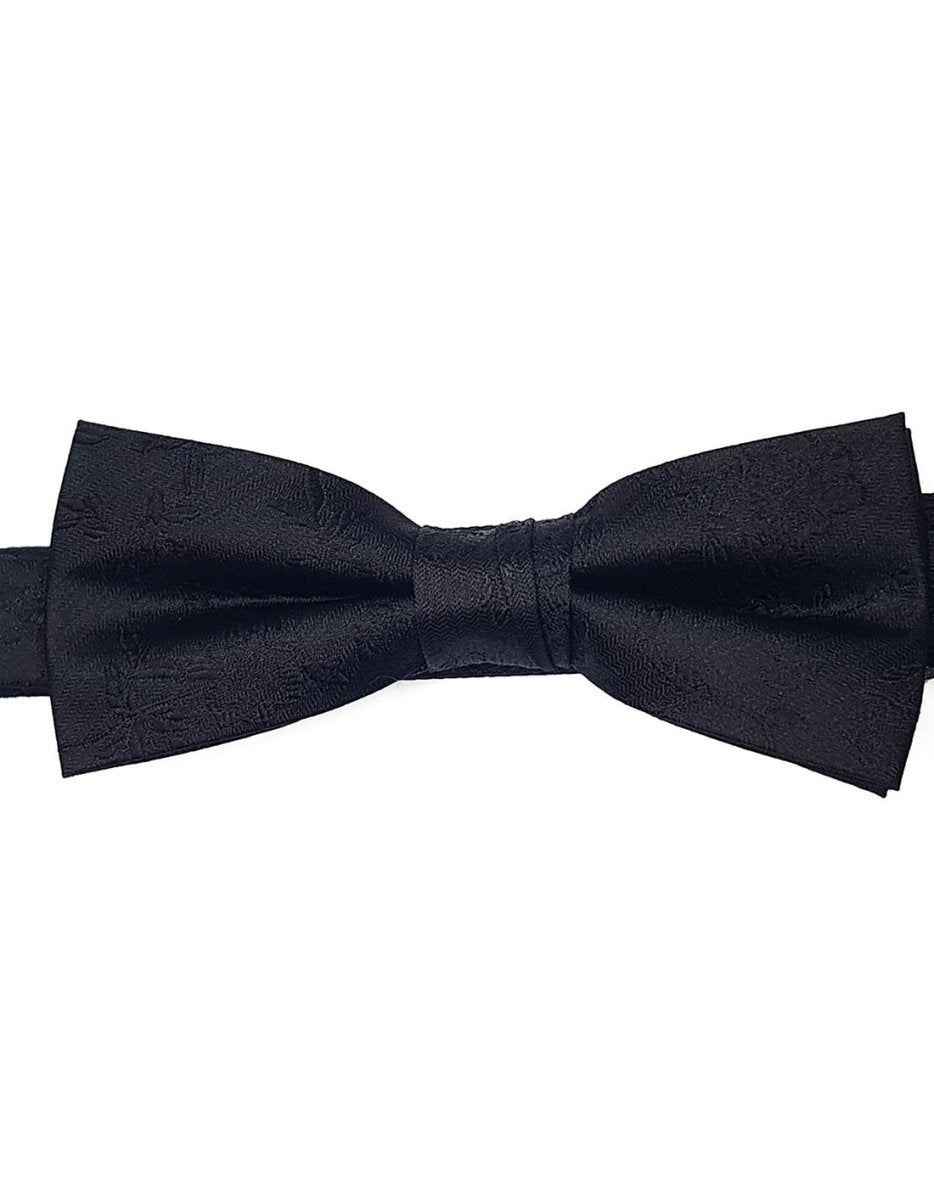 Formal Paisley Silk Bow Tie - Black | Abelard | Men's Accessories | Thirty 16 Williamstown