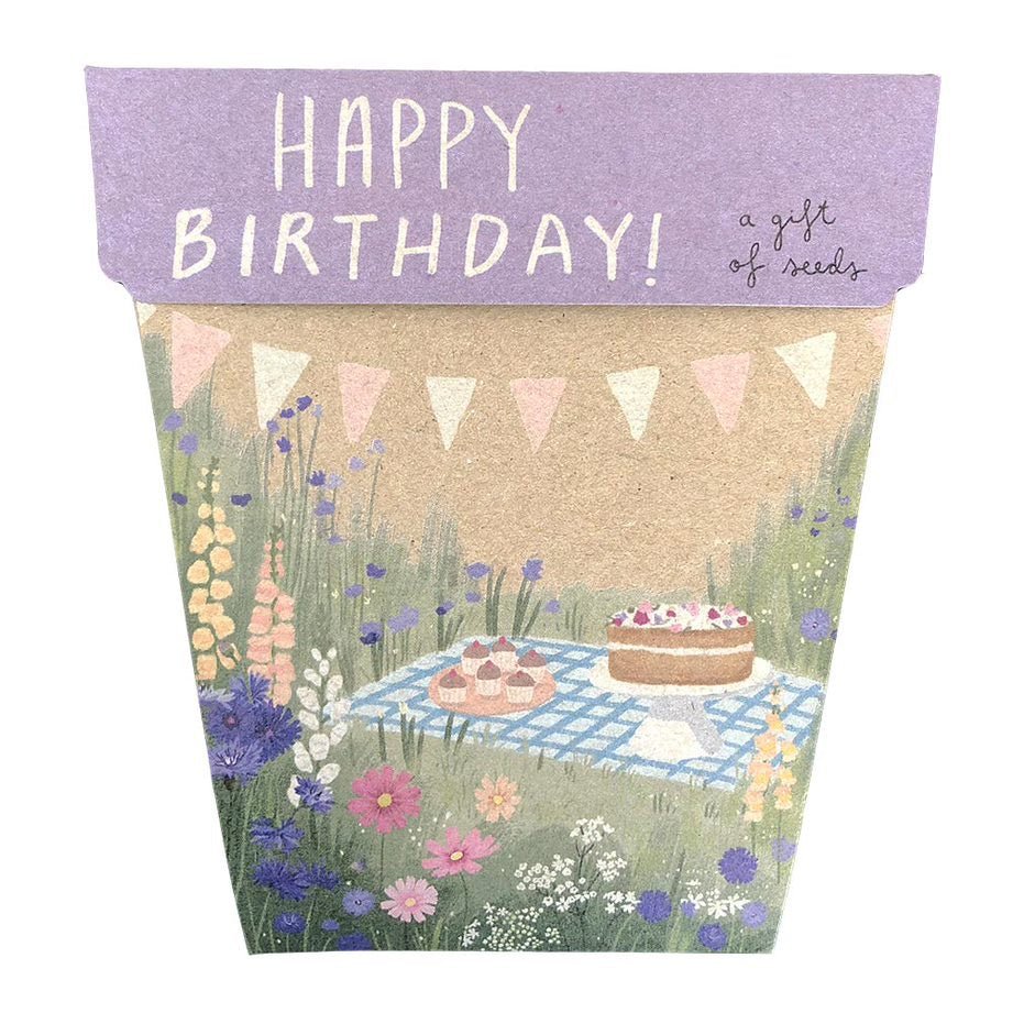 Gift of Seeds Card - Happy Birthday Picnic | Sow 'n Sow | Home Garden | Thirty 16 Williamstown