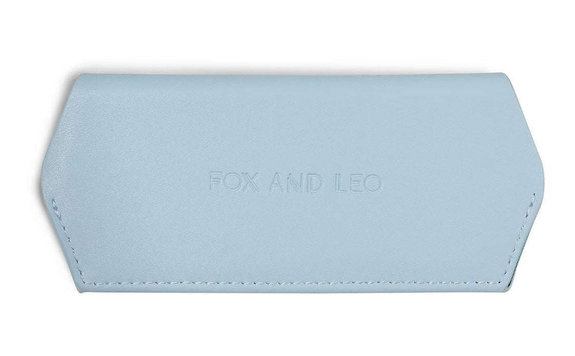 Glasses Case - Sky Blue | Fox and Leo | Women's Accessories | Thirty 16 Williamstown