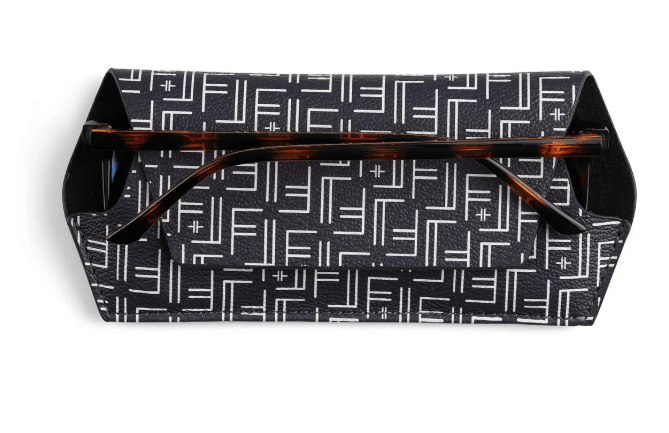 Glasses Case - Vegan Navy Print | Fox and Leo | Women&#39;s Accessories | Thirty 16 Williamstown