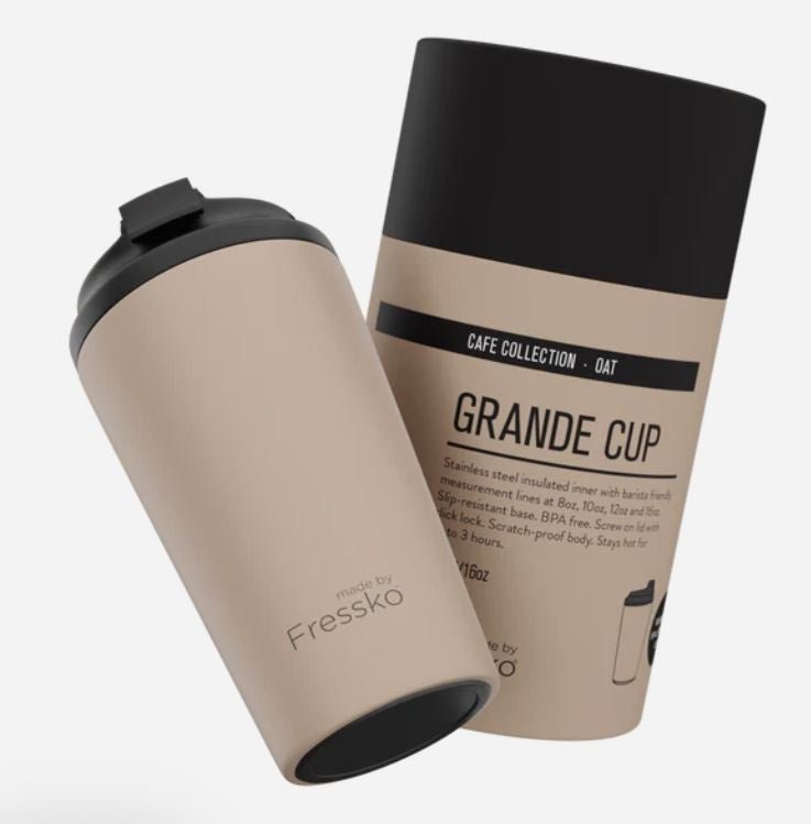 Grande - OAT 475ml/16oz | Made By Fressko | Travel Mugs &amp; Drink Bottles | Thirty 16 Williamstown