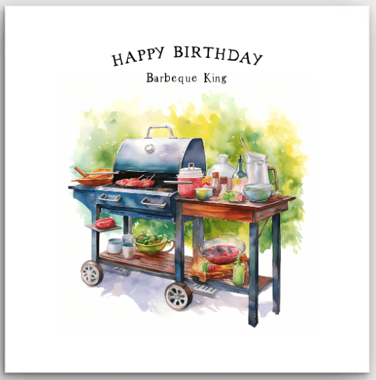 Greeting Card - Barbeque King | Basically Paper | Greeting Cards | Thirty 16 Williamstown