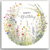 Greeting Card - Happy Birthday Flower Circle | Basically Paper | Greeting Cards | Thirty 16 Williamstown