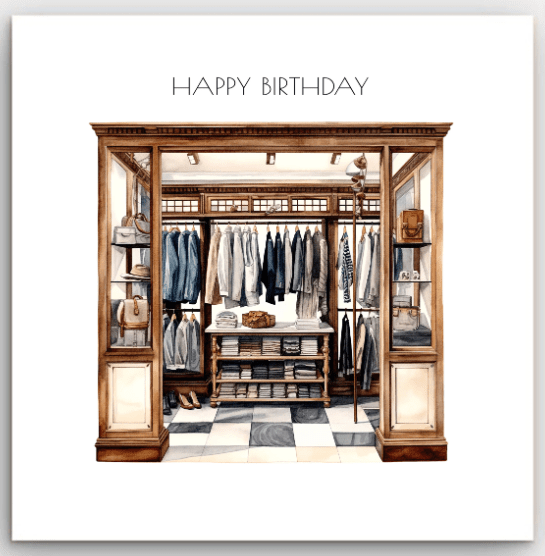 Greeting Card - Menswear | Basically Paper | Greeting Cards | Thirty 16 Williamstown