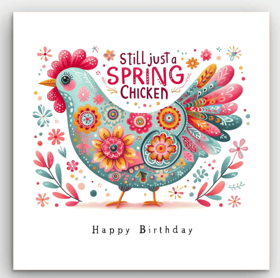 Greeting Card - Spring Chicken | Basically Paper | Greeting Cards | Thirty 16 Williamstown