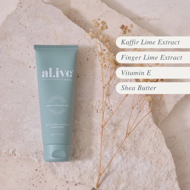 Hand Cream - Kaffir Lime &amp; Green Tea | Al.ive Body | Body Lotion &amp; Wash | Thirty 16 Williamstown