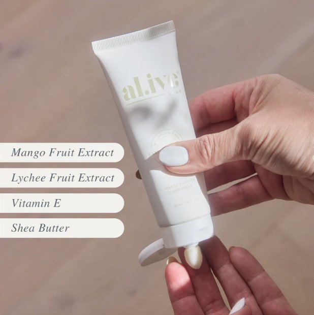 Hand Cream - Mango &amp; Lychee | Al.ive Body | Body Lotion &amp; Wash | Thirty 16 Williamstown