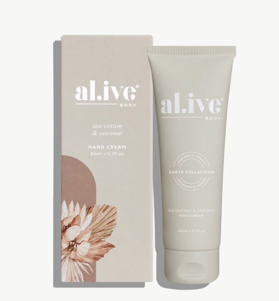 Hand Cream - Sea Cotton &amp; Coconut | Al.ive Body | Body Lotion &amp; Wash | Thirty 16 Williamstown