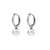 Hinged Hoop Pearl Earrings - Silver | DPI Jewellery | Jewellery | Thirty 16 Williamstown