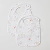 In The Meadow Muslin Bib Set of 2 | Jiggle &amp; Giggle | Bibs &amp; Bandana Bibs | Thirty 16 Williamstown