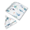 Jersey Wrap &amp; Beanie Set - Ocean | Snuggle Hunny | Bedding, Blankets &amp; Swaddles | Thirty 16 Williamstown