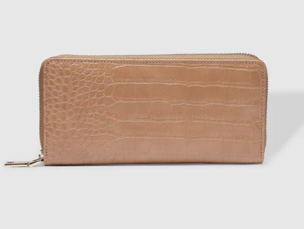 Jessica Wallet - Croc Camel | Louenhide | Women's Accessories | Thirty 16 Williamstown