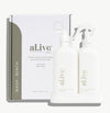 Kitchen Duo - Dish Wash &amp; Bench Spray (White) Lemon Myrtle &amp; Honeydew | Al.ive Body | At The Sink | Thirty 16 Williamstown