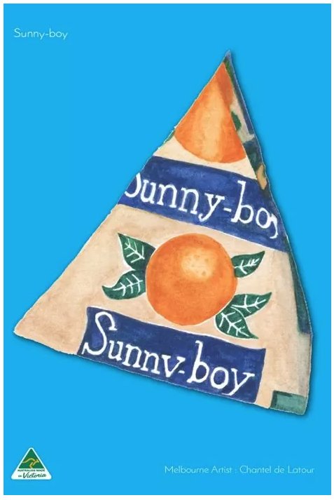 Luxury Non Smear Tea Towel - Sunny Boy Cyan | KE Design | Aprons, Mitts & Tea Towels | Thirty 16 Williamstown