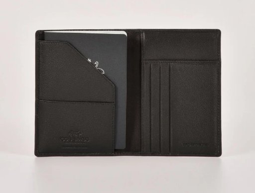 Lyon Leather RFID Safe Passport Wallet - Black | Cobb & Co | Travel Wallets & Accessories | Thirty 16 Williamstown