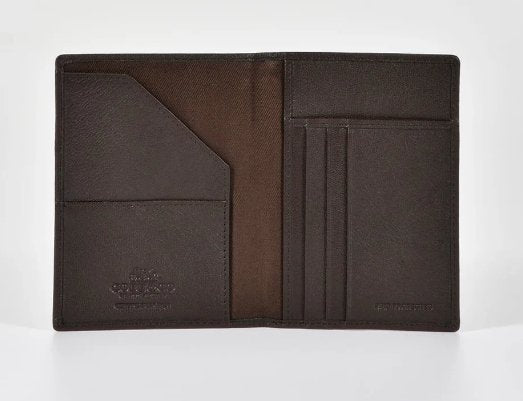 Lyon Leather RFID Safe Passport Wallet - Brown | Cobb & Co | Travel Wallets & Accessories | Thirty 16 Williamstown