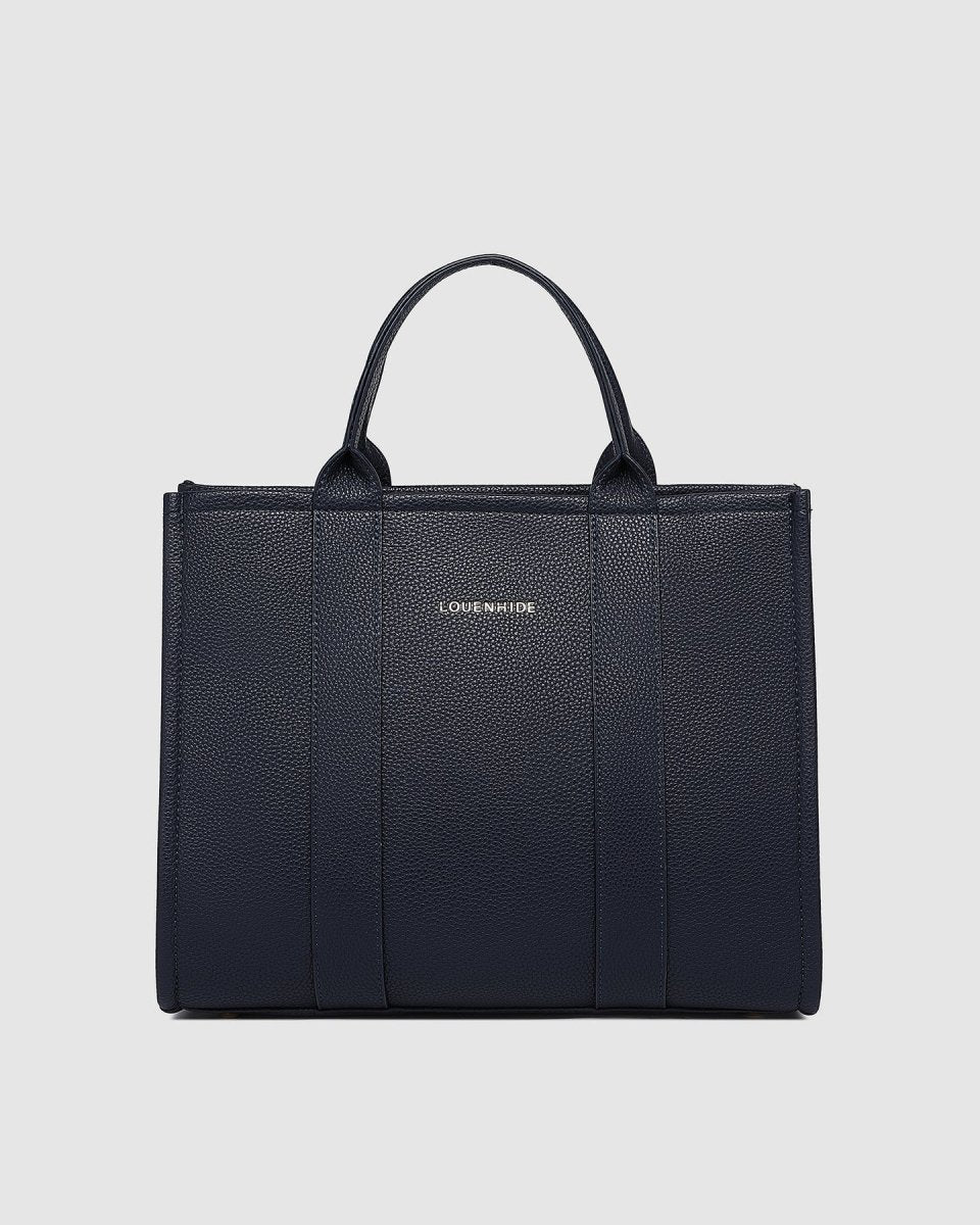 Manhattan Tote Bag - Navy | Louenhide | Women&#39;s Accessories | Thirty 16 Williamstown