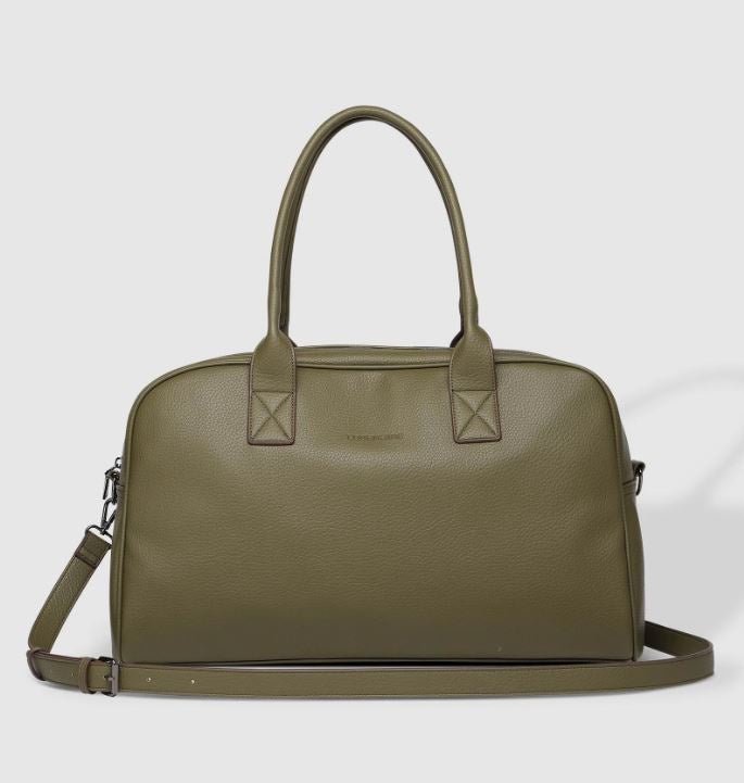 Milano Travel Bag - Khaki | Louenhide | Women's Accessories | Thirty 16 Williamstown