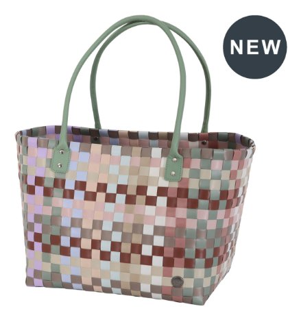 Mingle Shopper with PU handles - Sage Green | Handed By | Baskets &amp; Shoppers | Thirty 16 Williamstown