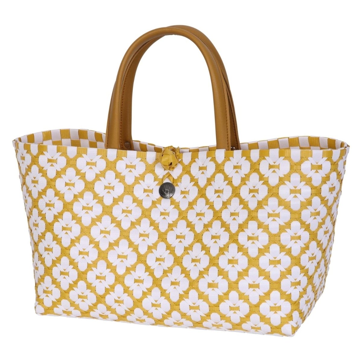 Mini Motif - Mustard &amp; White | Handed By | Baskets &amp; Shoppers | Thirty 16 Williamstown