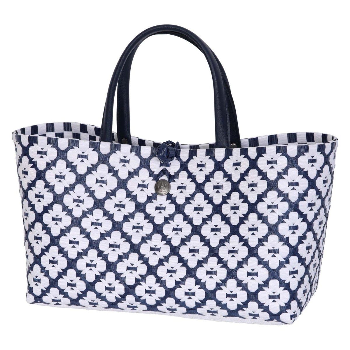 Mini Motif - Navy &amp; White | Handed By | Baskets &amp; Shoppers | Thirty 16 Williamstown