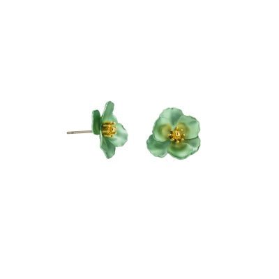 Mint Garden Pansy Stud Earrings | Tiger Tree | Jewellery | Thirty 16 Williamstown