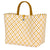 Motif Bag - Mustard & White | Handed By | Baskets & Shoppers | Thirty 16 Williamstown